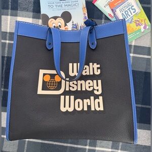 Coach x Disney Parks Walt Disney World Leather Field Tote